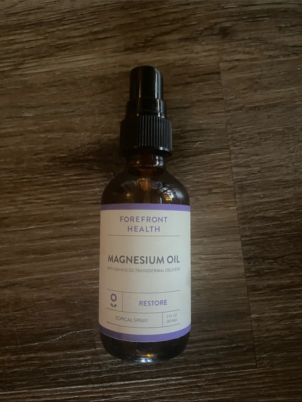 Forefront health NEW Magnesium oil spray 3 oz